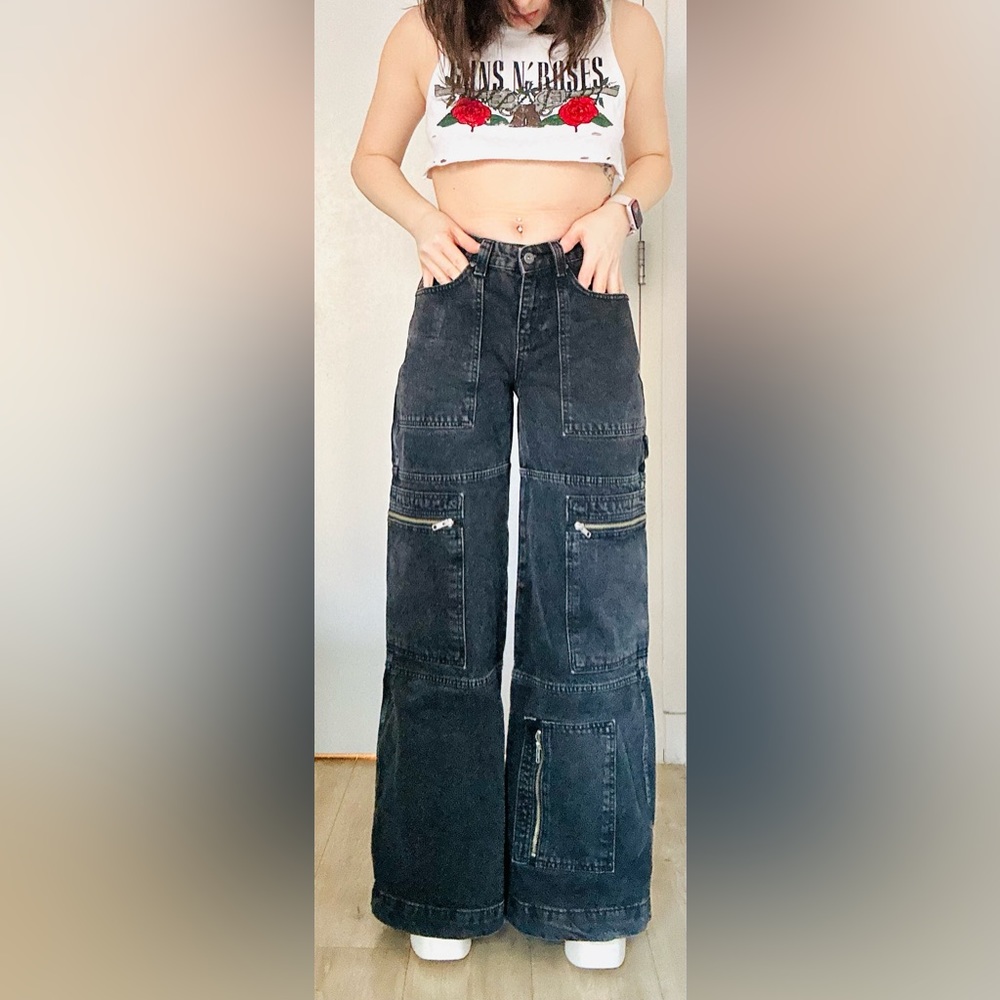 The Ragged Priest Sweeper Wide-Leg Jean. Only worn once.